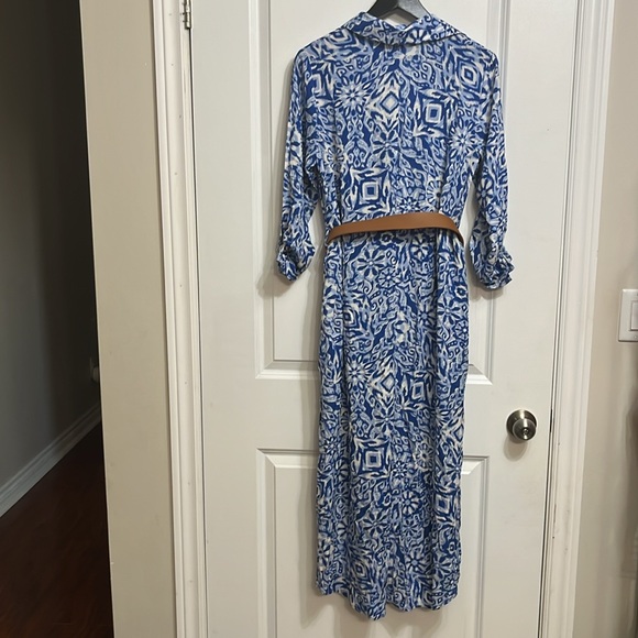 Zara Midi Shirt Dress with Belt - Picture 15 of 16